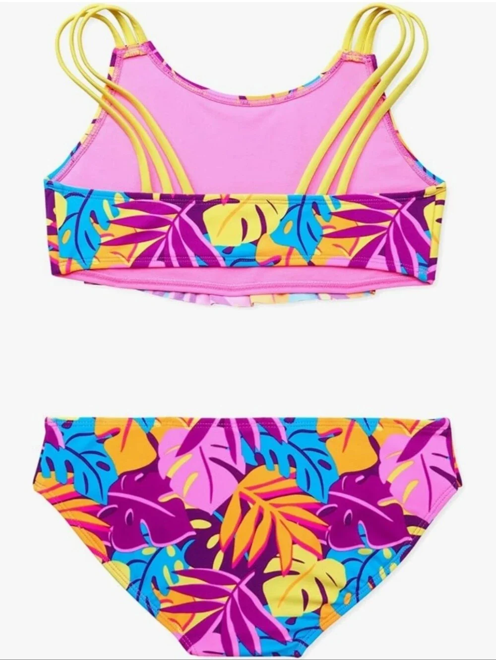 Fun‎ Bright Colored Leaf Bikini